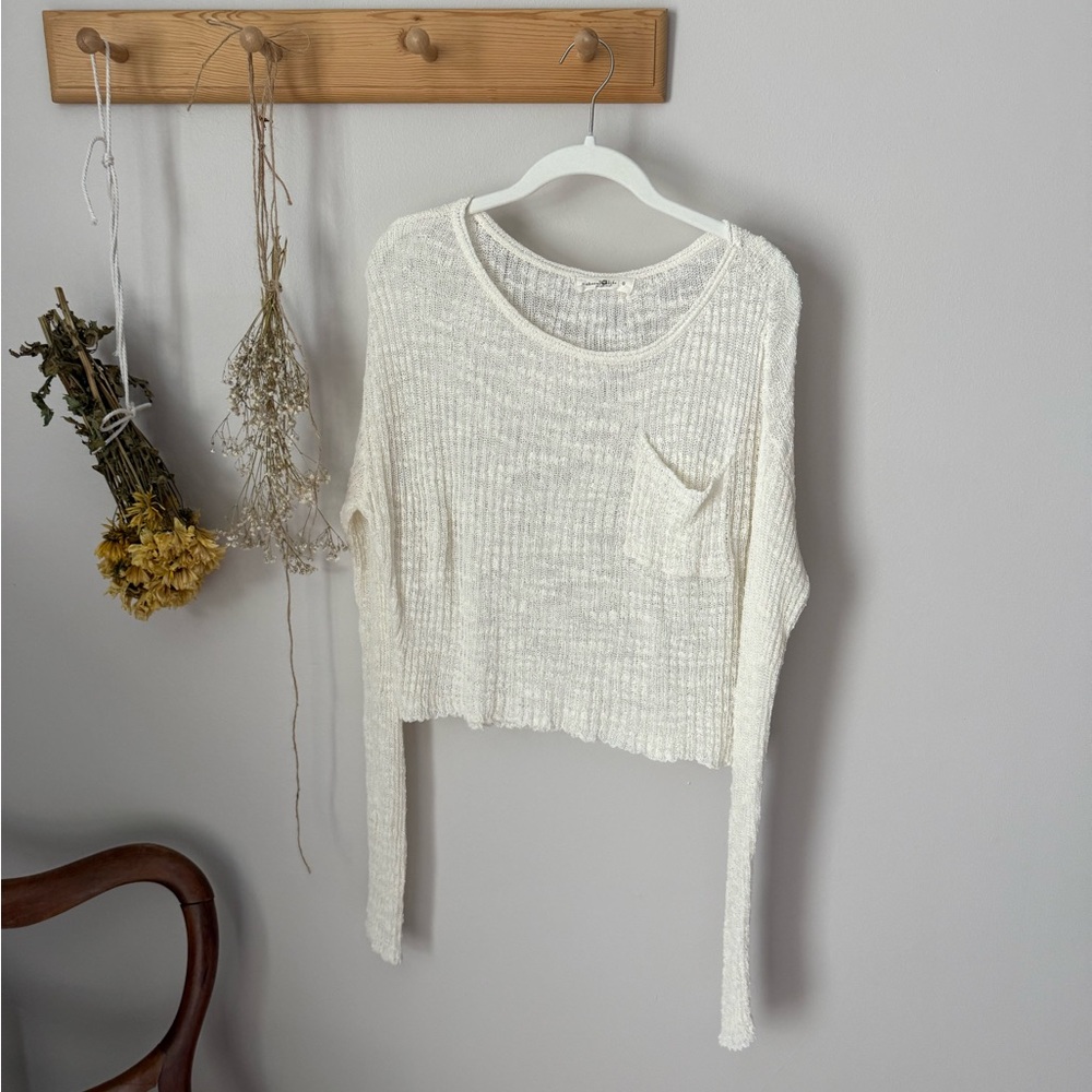 NATURAL LIFE Patti Layering Sweater - Cream - S